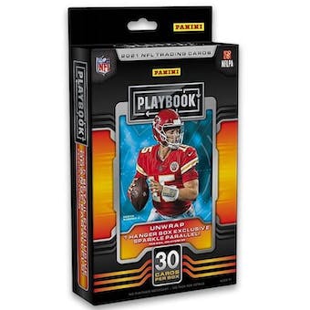 2021 Panini Playbook Football Hanger Box (Sparkle Parallel!) - NFL Hanger