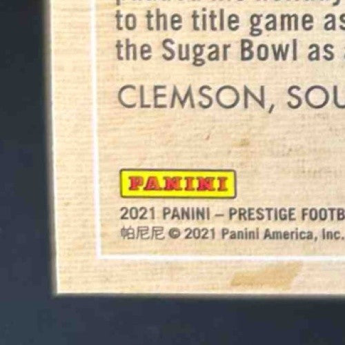 2021 Panini Prestige Trevor Lawrence Seasons Greetings #SG-1 RC Clemson Tigers - Sports Cards