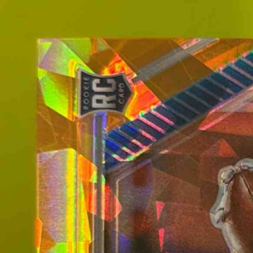 2021 Panini Prizm Draft Picks Collegiate Matt Bushman Auto Orange Ice #DPA-MAT - Sports Cards