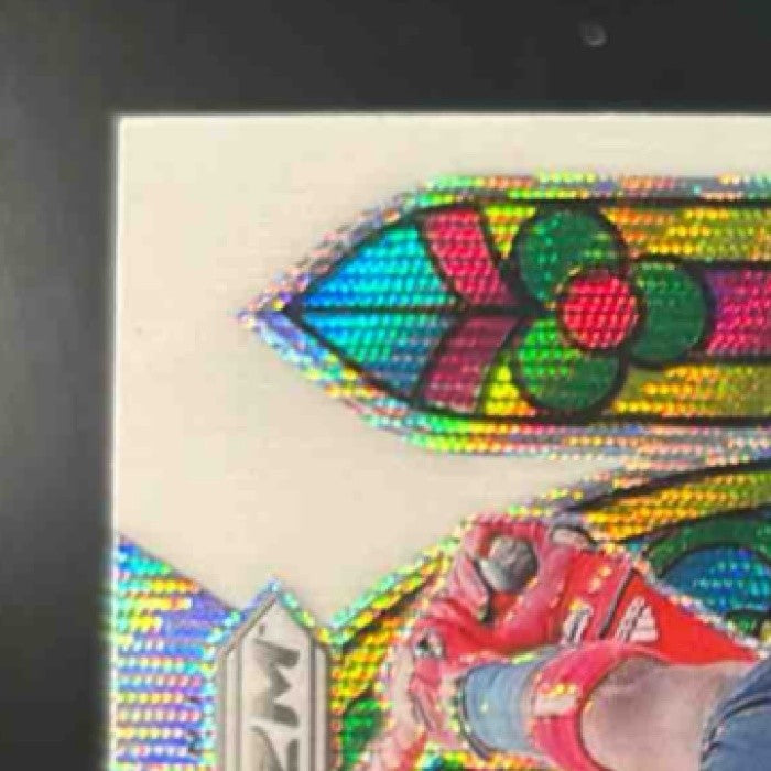 2021 Panini Prizm Ronald Acuna Jr. Stained Glass White Wave #SG-4 Atlanta Braves - Sports Cards