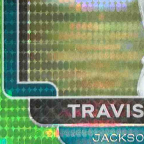 2021 Panini Prizm Travis Etienne Jr. Neon Green Pulsar #344 RC Jaguars - Sports Cards