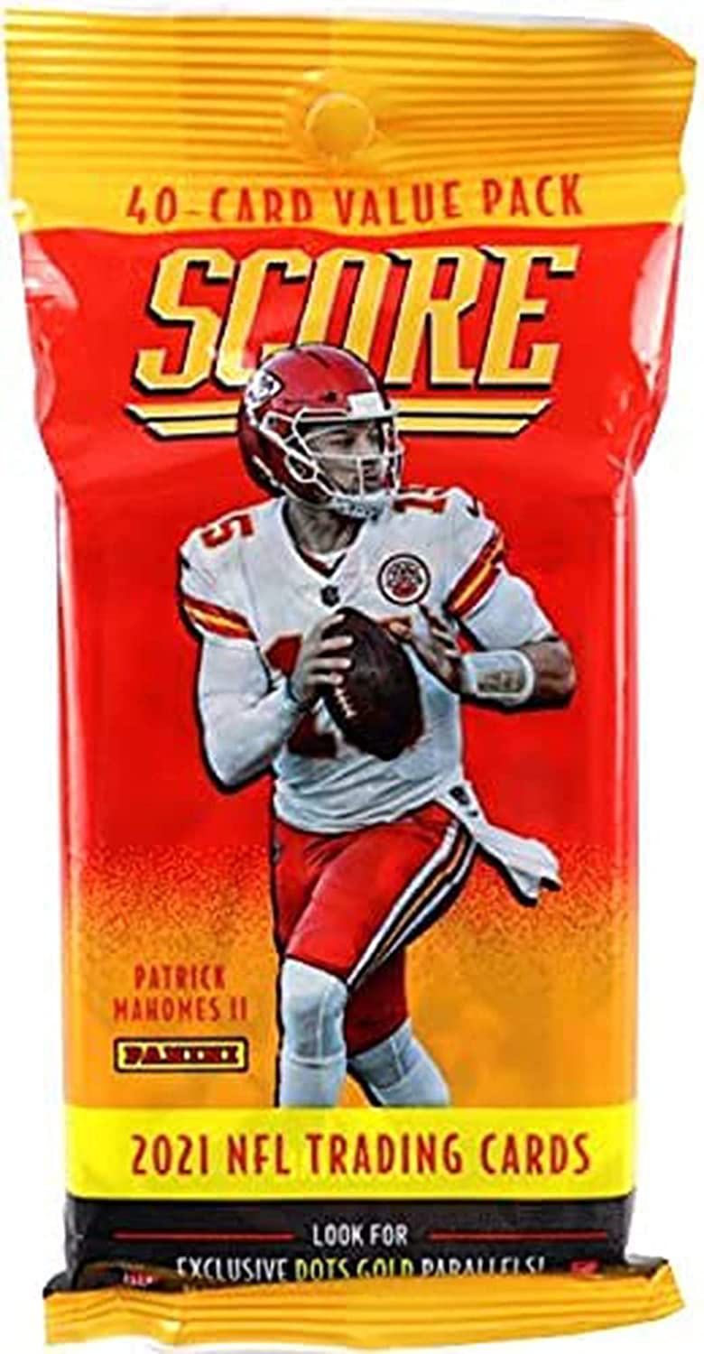 2021 Panini Score Football Jumbo Fat Cello Pack (40 Cards) - NFL Packs