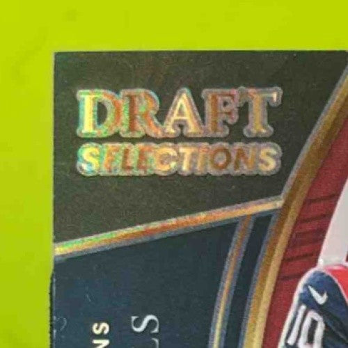 2021 Panini Select Davis Mills Draft Selection Memorabilia Red RC Houston Texan - Sports Cards