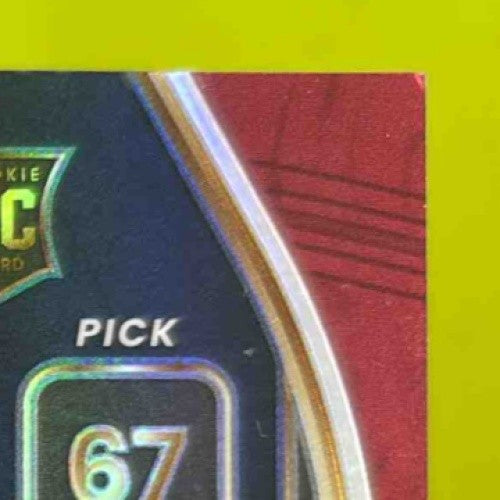 2021 Panini Select Davis Mills Draft Selection Memorabilia Red RC Houston Texan - Sports Cards