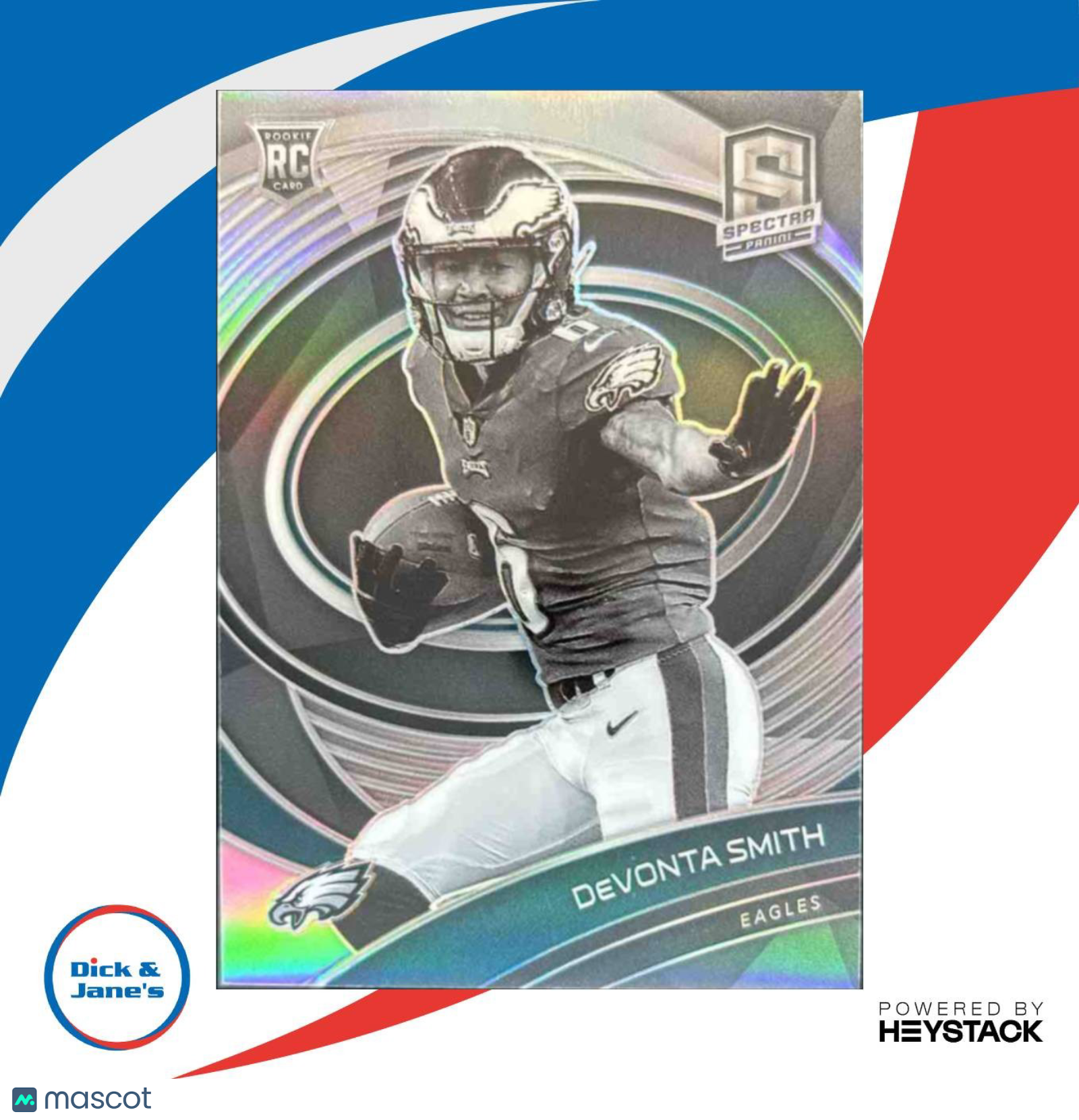 2021 Panini Spectra DeVonta Smith 17/99 #211 RC Philadelphia Eagles - Sports Cards