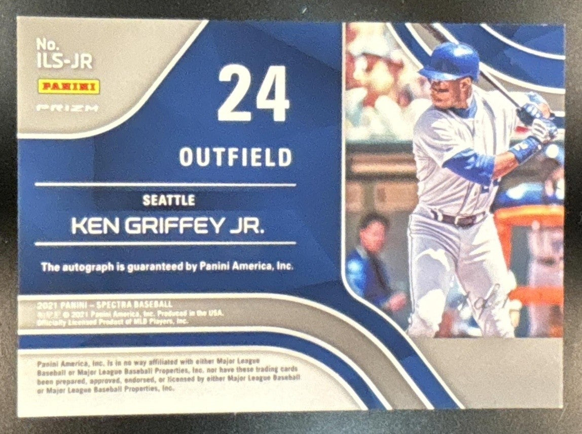 2021 Panini Spectra Ken Griffey Jr. Illustrious Legends Auto Psychedelic 1/1 - Sports Cards
