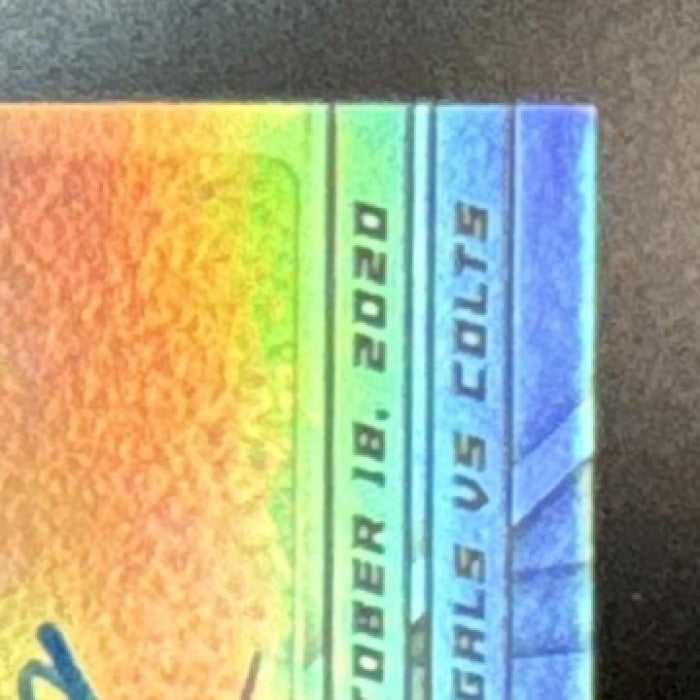2021 Panini XR Tee Higgins Gamers Patch Auto MEM Cincinnati Bengals - Sports Cards