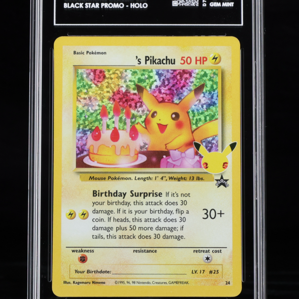 2021 Pokemon Sword & Shield Black Star Promos Birthday