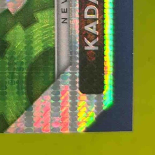 2021 Prizm Kadarius Toney Rookie Gear Neon Green Pulsar New York Giants - Sports Cards