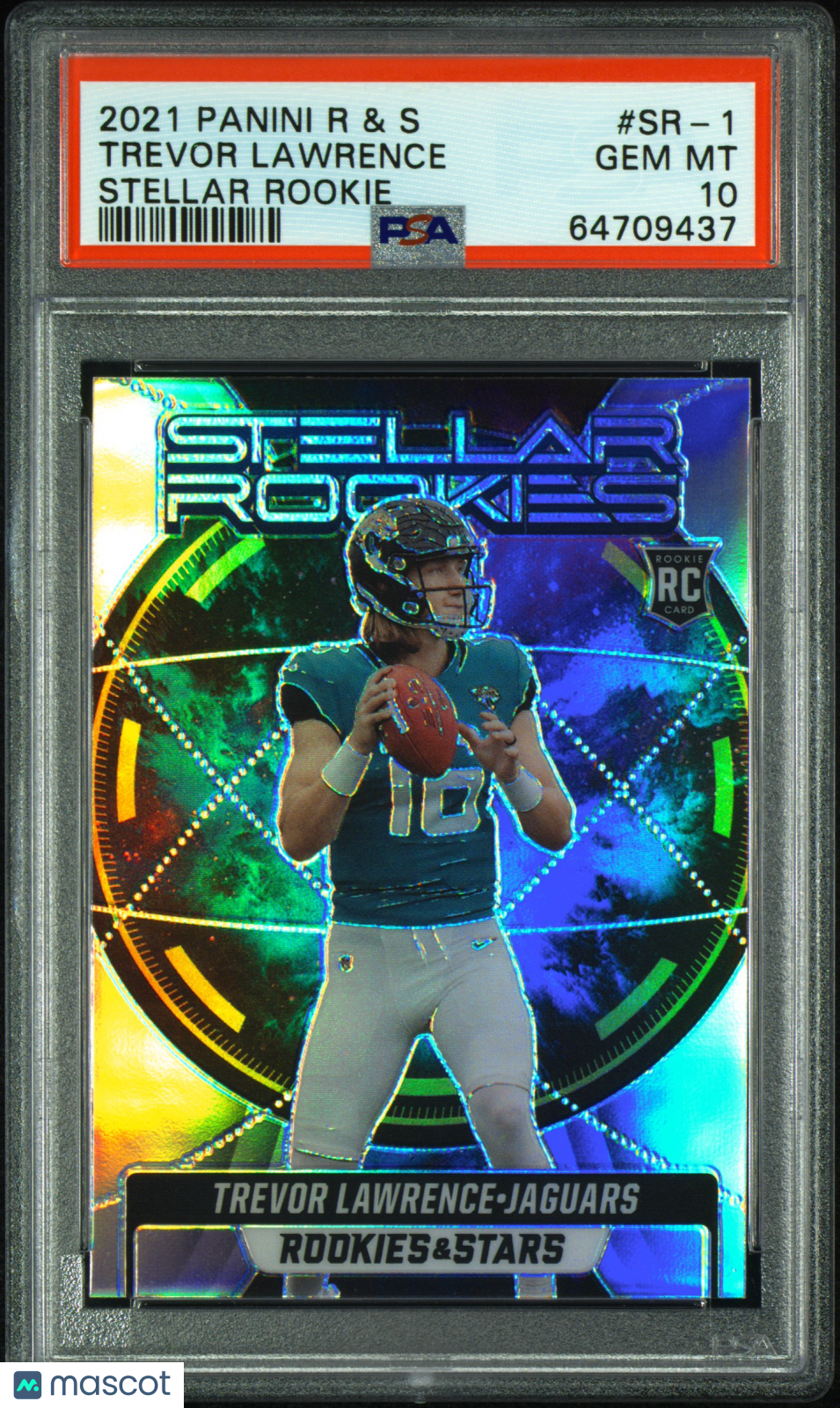 2021 Rookies & Stars Stellar Rookies Trevor Lawrence Rookie PSA 10 GEM Jaguars - Graded Sports Cards
