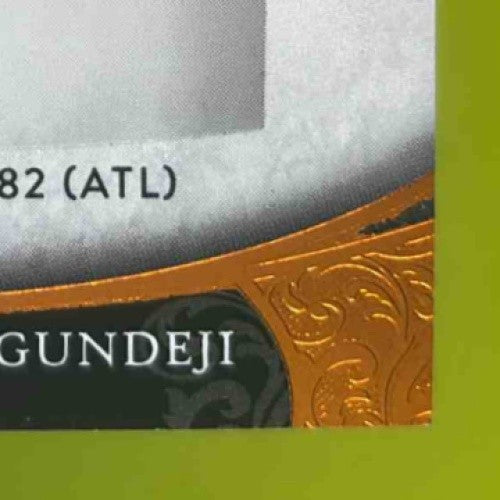 2021 SAGE Aspire Adetokunbo Ogundeji Bronze RC Auto Notre Dame Fighting Irish - Sports Cards