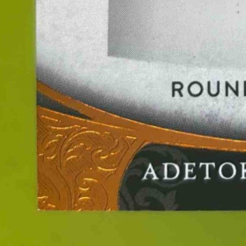 2021 SAGE Aspire Adetokunbo Ogundeji Bronze RC Auto Notre Dame Fighting Irish - Sports Cards