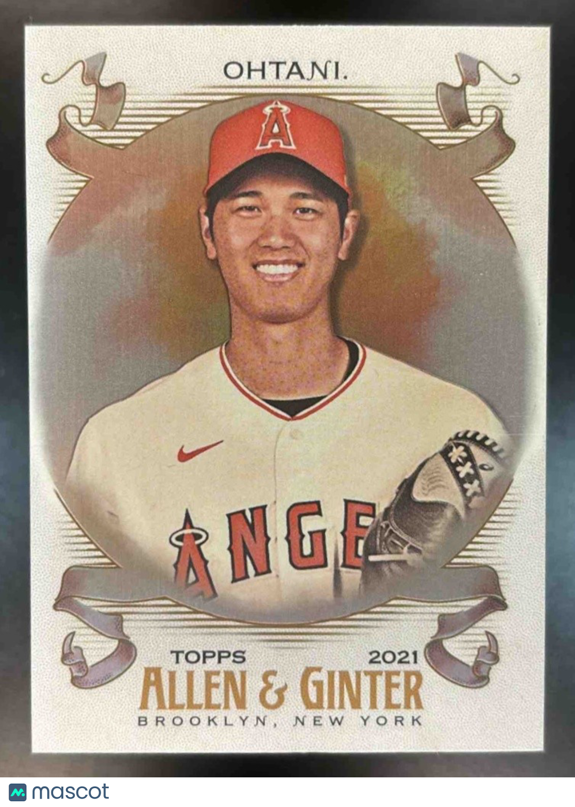 2021 Topps Allen & Ginter Shohei Ohtani Silver Portrait #25 Los Angeles Angels - Sports Cards