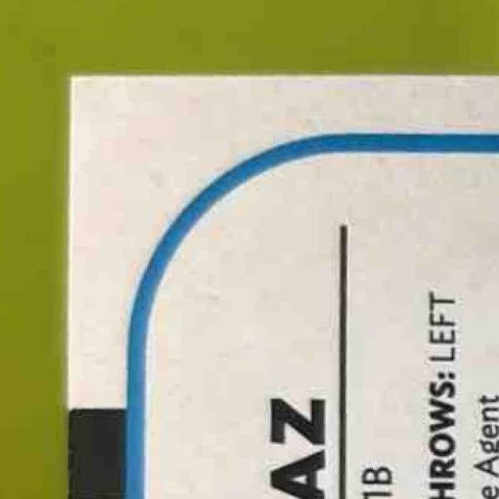 2021 Topps Archives Snapshots Lewin Diaz Auto Negative Inverse /100 RC Marlins - Sports Cards