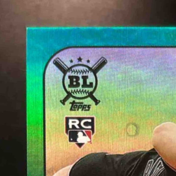 2021 Topps Big League Trevor Rogers Green Foil /75 #185 RC Miami Marlins - Sports Cards