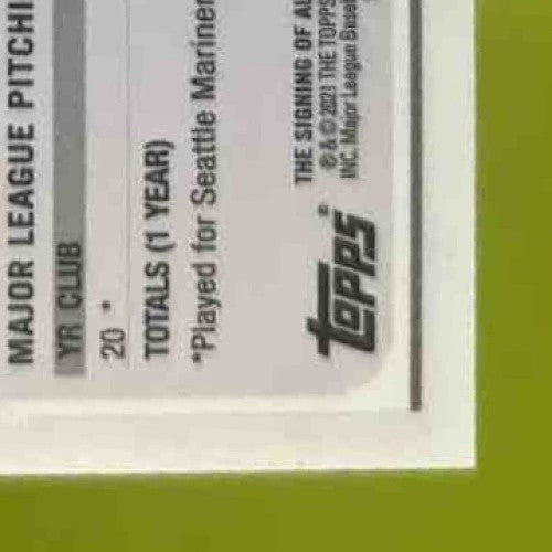 2021 Topps Chrome Aaron Fletcher Rookie Auto #RA-AF RC Seattle Mariners - Sports Cards