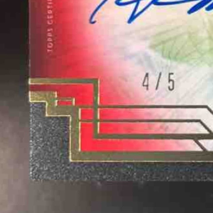 2021 Topps Diamond Icons Hideki Matsui Icon Auto Red 4/5 New York Yankees - Sports Cards