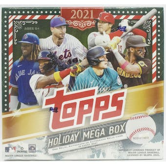 2021 Topps Holiday Baseball Mega Box - MLB Blaster Box