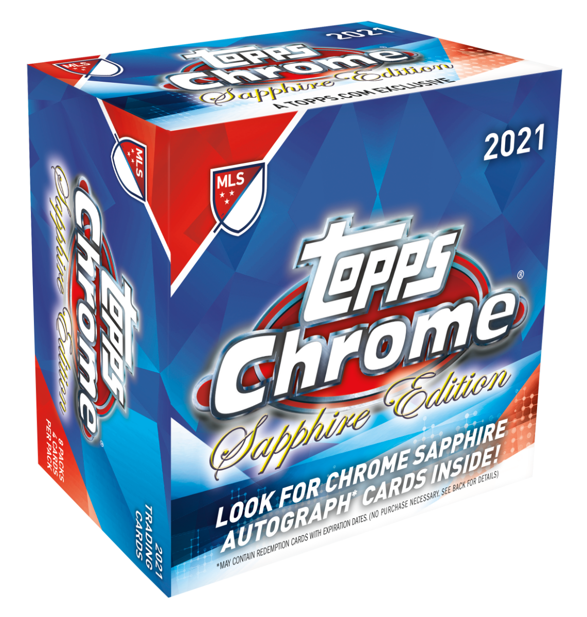 2021 Topps MLS Chrome Sapphire Edition Hobby Box - Soccer Hobby Box