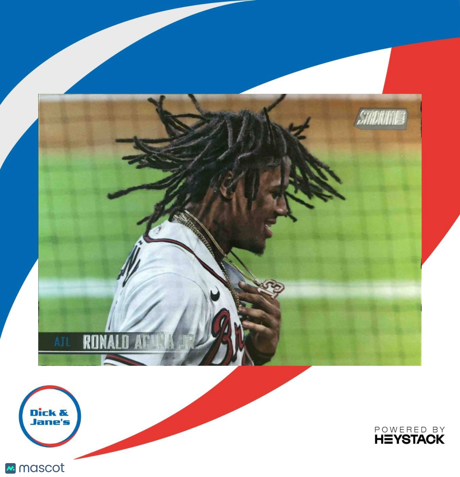 2021 Topps Stadium Club Ronald Acuna Jr. #57 Atlanta Braves - Sports Cards