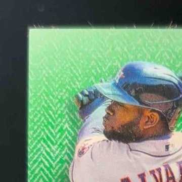 2021 Topps Triple Threads Yordan Alvarez Single Jumbo Relics Auto Emerald 48/50 - Sports Cards