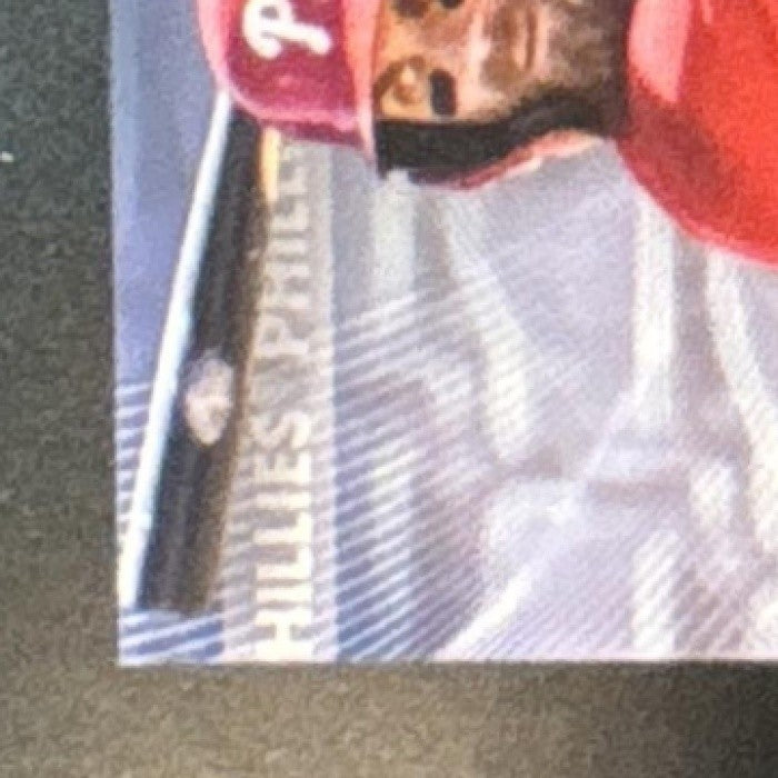 2021 Topps Update Bryce Harper 70th Anniversary Manufactured Logo Patch Phillies - Sports Cards