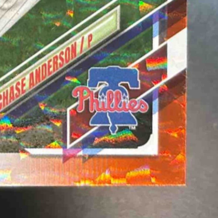 2021 Topps Update Chase Anderson Orange Foilboard /299 #US19 Phillies - Sports Cards