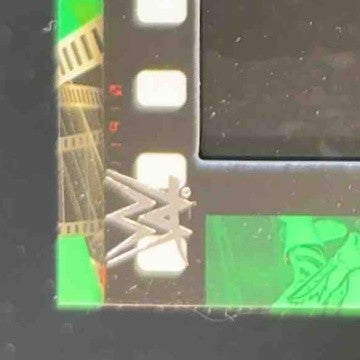 2021 Topps WWE Hulk Hogan vs. Ultimate Warrior Match Film Strips Light Green/199 - Sports Cards