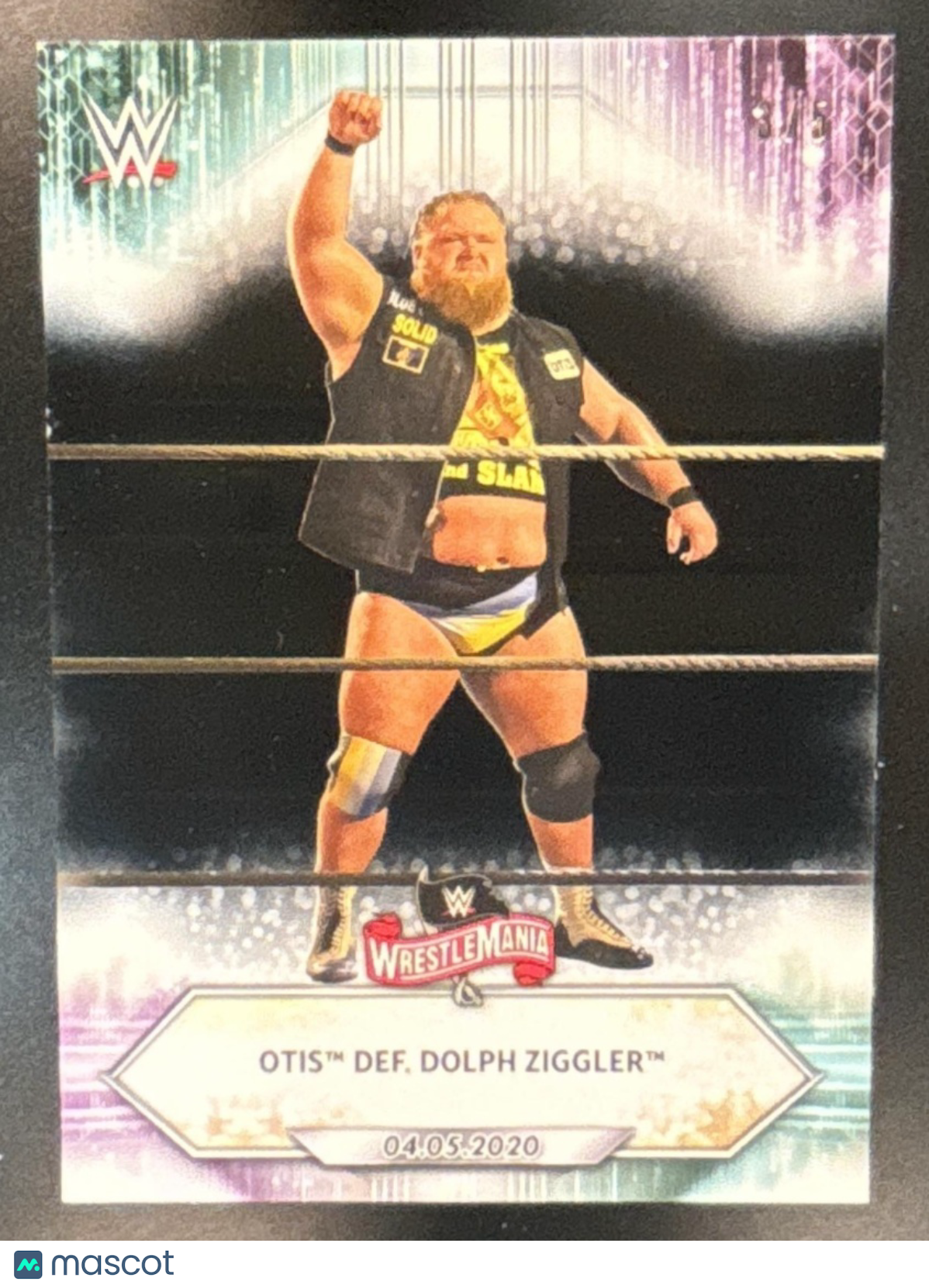 2021 Topps WWE Otis def. Dolph Ziggler Black 3/5 #50 - Sports Cards