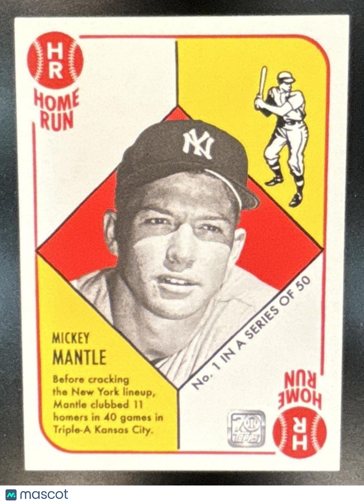 2021 Topps x Mickey Mantle #1 New York Yankees - Sports Cards