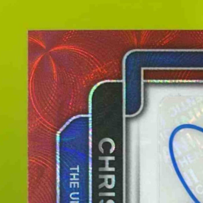 2022-23 Panini Prizm Draft Christian Braun Auto Prizm Red /88 RC Jayhawks - Sports Cards