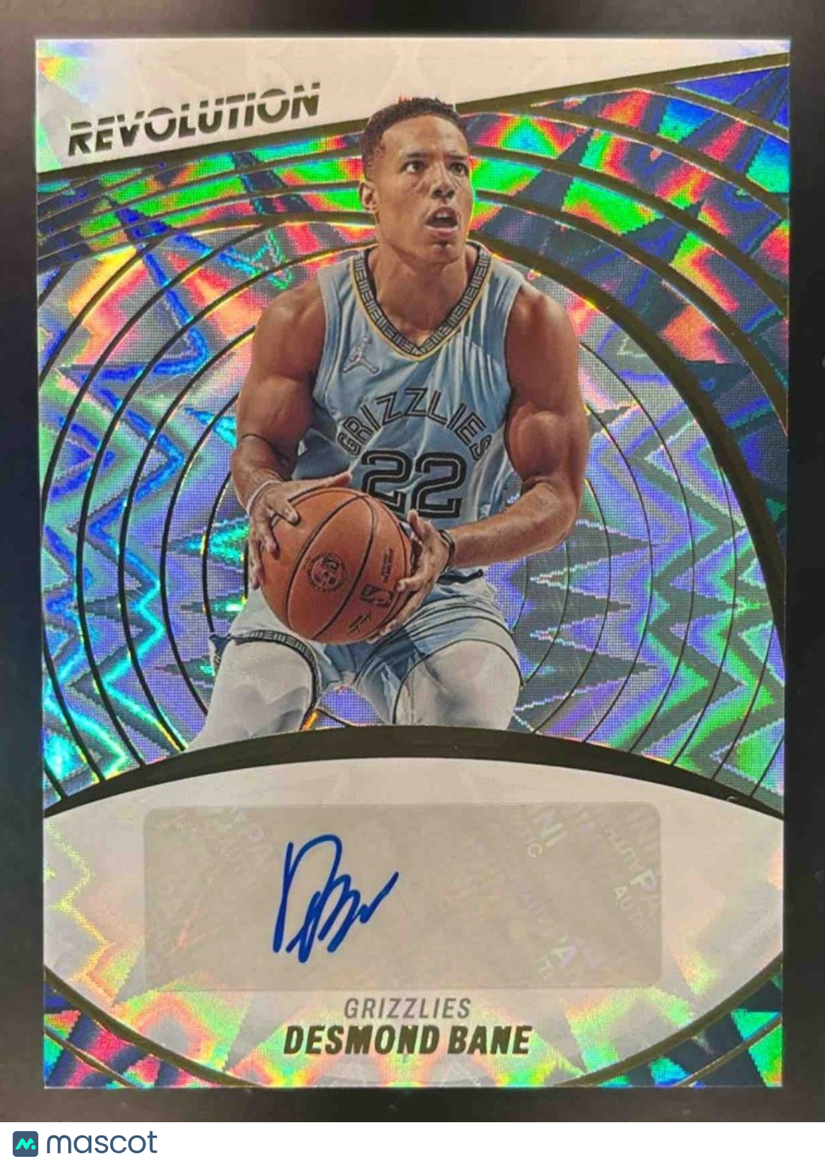 2022-23 Panini Revolution Desmond Bane Auto Fractal /100 Memphis Grizzlies - Sports Cards
