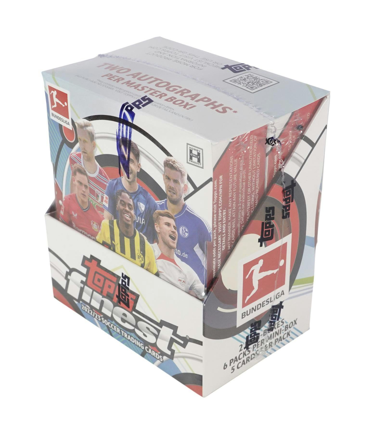 2022/23 Topps Finest Bundesliga Soccer Hobby Box (2 Autos / Master Box) - Soccer Hobby Box