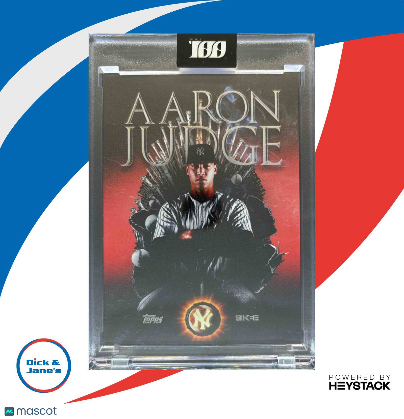 2022-23 Topps Project 100 Aaron Judge 2022 #67 New York Yankees - Sports Cards