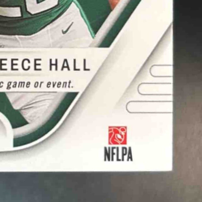 2022 Absolute Breece Hall Rookie Materials Holo Silver /25 MEM RC New York Jets - Sports Cards
