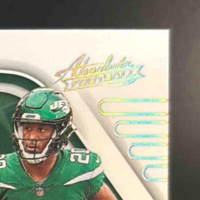2022 Absolute Breece Hall Rookie Materials Holo Silver /25 MEM RC New York Jets - Sports Cards