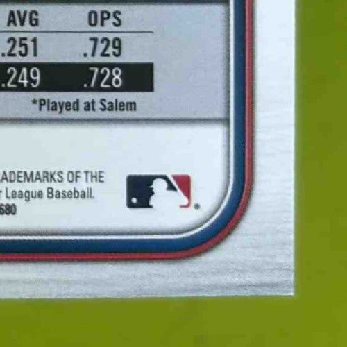 2022 Bowman Ceddanne Rafaela Prospects Purple 134/250 #BP-61 Boston Red Sox - Sports Cards