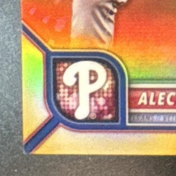 2022 Bowman Chrome Alec Bohm Gold Refractor /50 #22 Philadelphia Phillies - Sports Cards