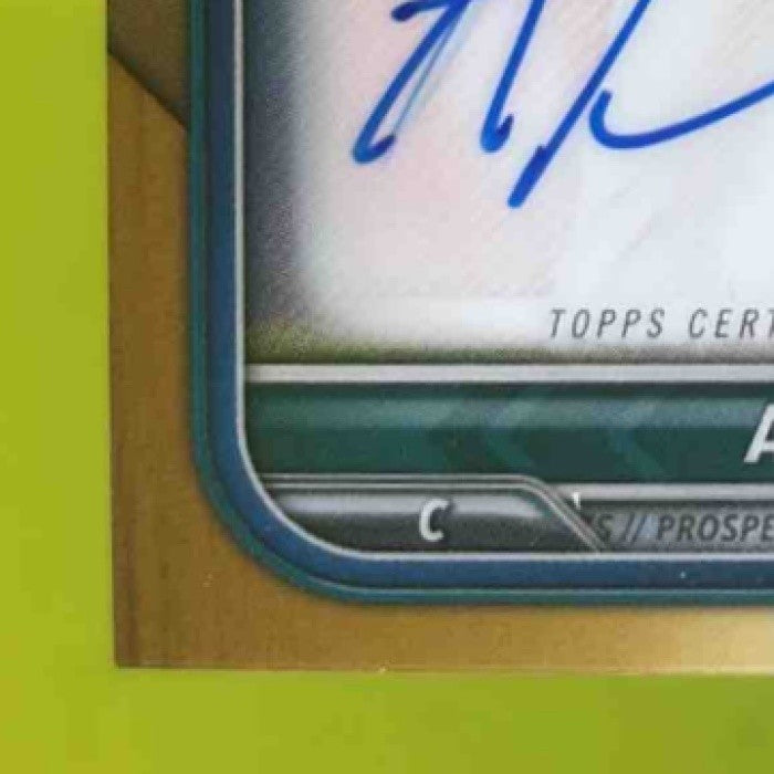 2022 Bowman Chrome Andy Thomas Auto Gold Refractor /50 1st Seattle Mariners - Sports Cards