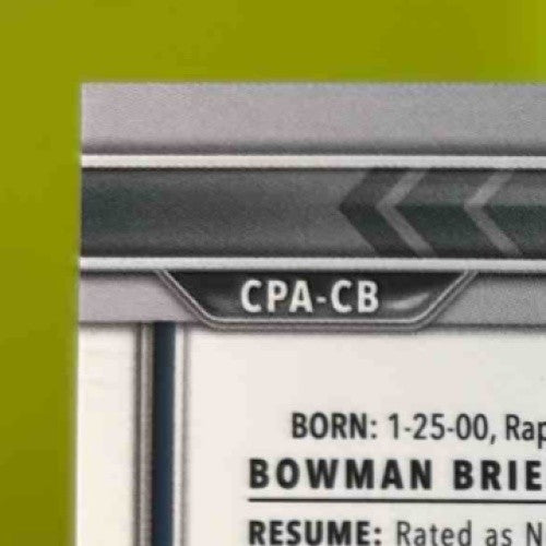 2022 Bowman Chrome Cooper Prospect Auto #CPA-CB New York Yankees - Sports Cards