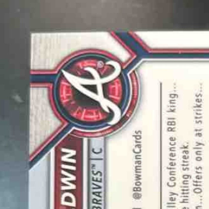2022 Bowman Draft Drake Baldwin Chrome Pick Auto Refractor /499 Atlanta Braves - Sports Cards
