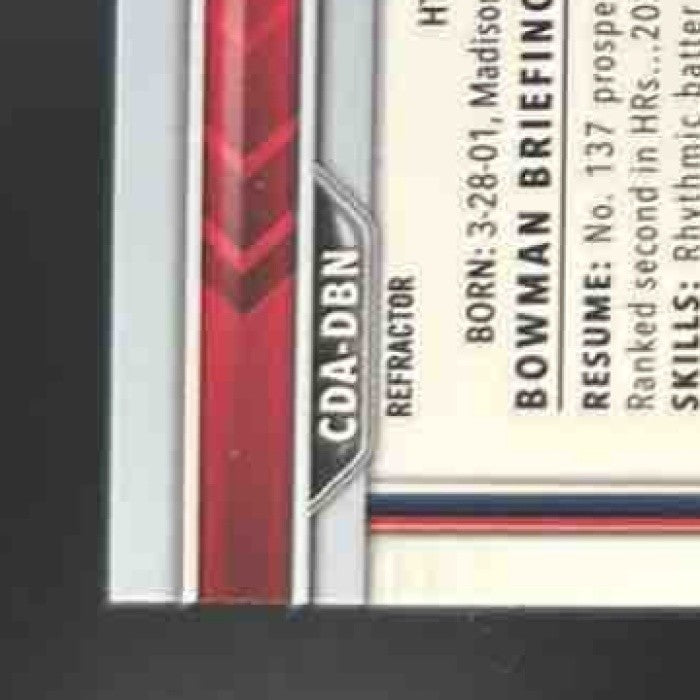 2022 Bowman Draft Drake Baldwin Chrome Pick Auto Refractor /499 Atlanta Braves - Sports Cards