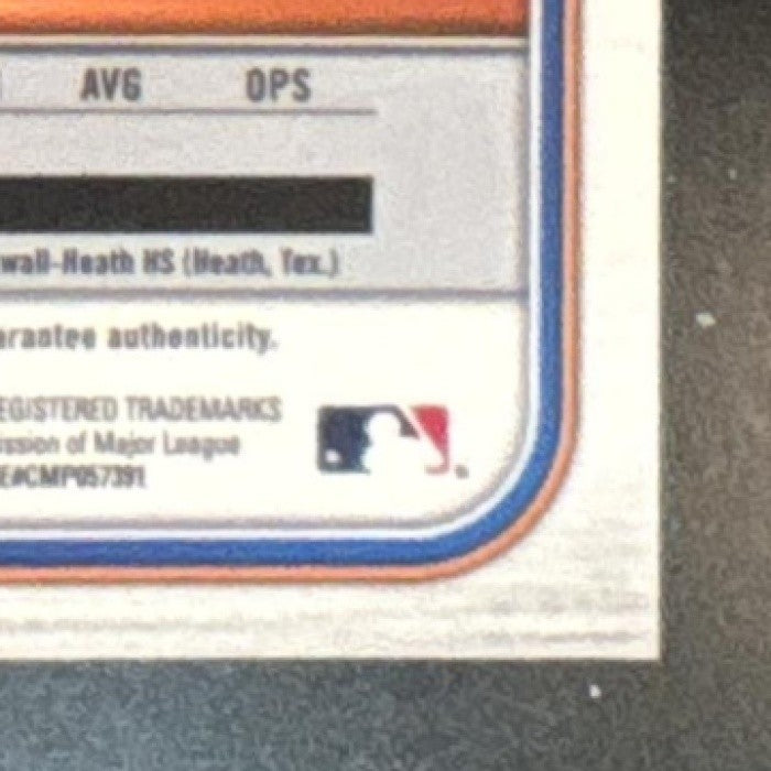 2022 Bowman Draft Jett Williams Chrome Pick Auto #CDA-JWS 1st Prospect Mets - Sports Cards