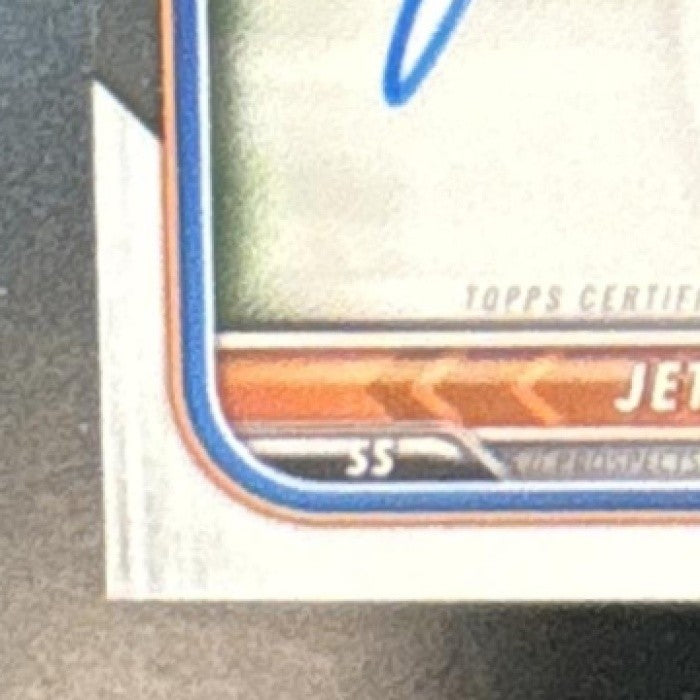 2022 Bowman Draft Jett Williams Chrome Pick Auto #CDA-JWS 1st Prospect Mets - Sports Cards