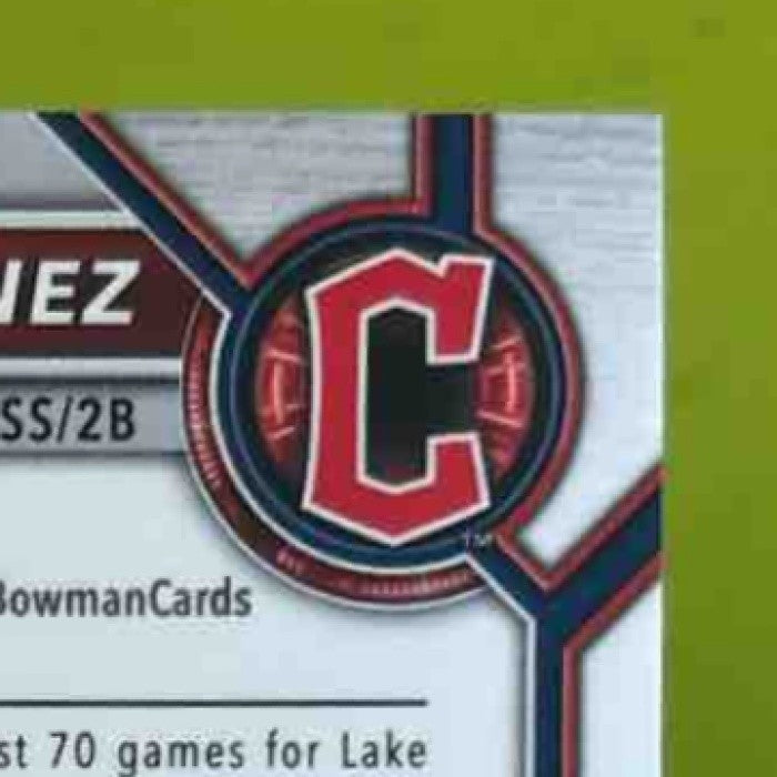 2022 Bowman Draft Sapphire Angel Martinez Chrome Gold /15 #BDC-134 Guardians - Sports Cards