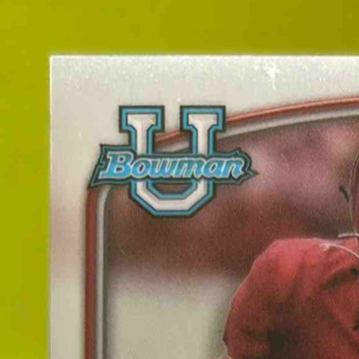 2022 Bowman University Chrome Jahmyr Gibbs Prospect Auto #82 RC Crimson Tide - Sports Cards