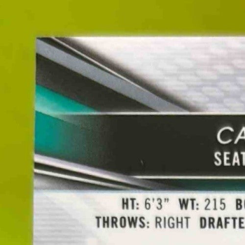 2022 Bowman’s Best Cal Raleigh Refractor #6 RC Seattle Mariners - Sports Cards