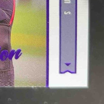 2022 Chronicles Drake London Luminance Update Rookies Purple 10/49 RC Falcons - Sports Cards