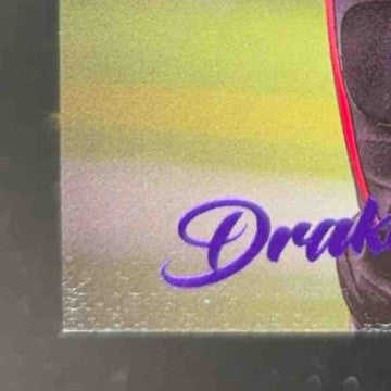 2022 Chronicles Drake London Luminance Update Rookies Purple 10/49 RC Falcons - Sports Cards