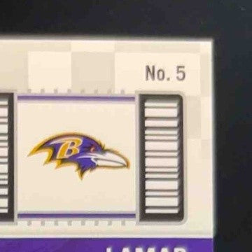 2022 Contenders Lamar Jackson Playoff Ticket 60/199 #5 Season Baltimore Ravens - Sports Cards